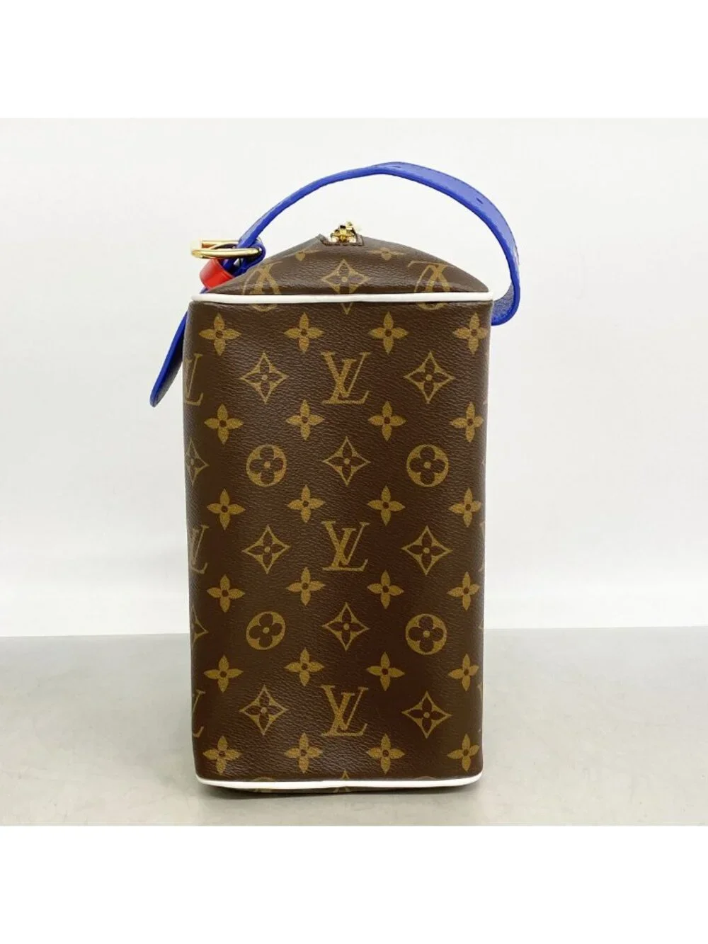 Louis Vuitton Clutch Monogram NBA Collaboration Cloakroom Drop Kit Brown